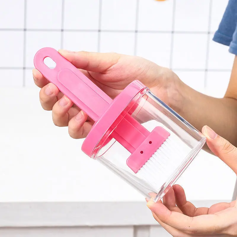 Новая силиконовая щетка для масла с крышкой бутылки барбекю гриля