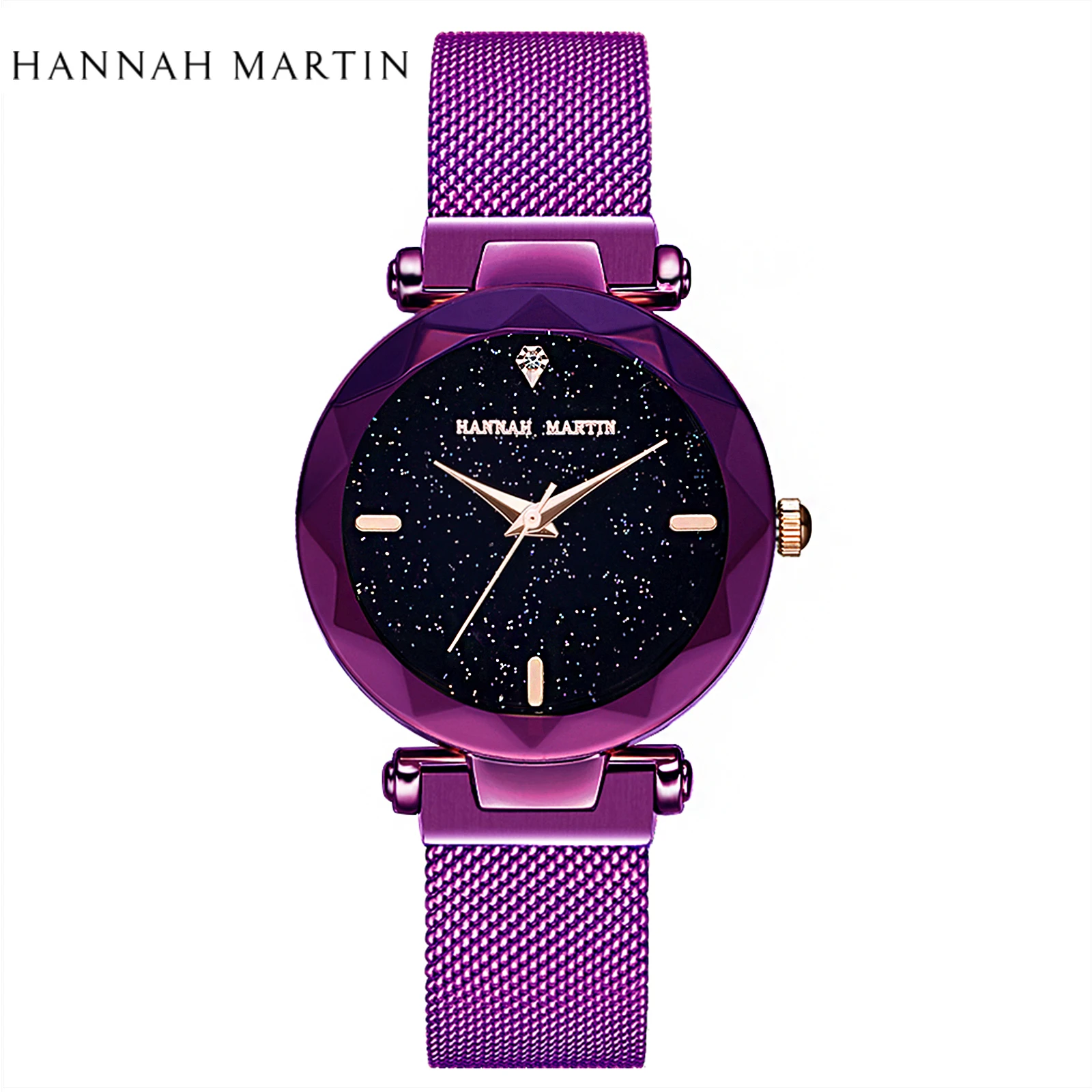 Часы женские Кварцевые водонепроницаемые с браслетом из нержавеющей