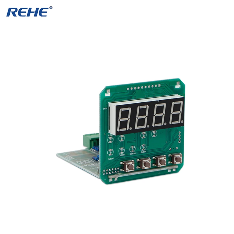 Однофазный Электрический цифровой светодиодный вольтметр REHE DC RH DV71 72*72 мм|led amp