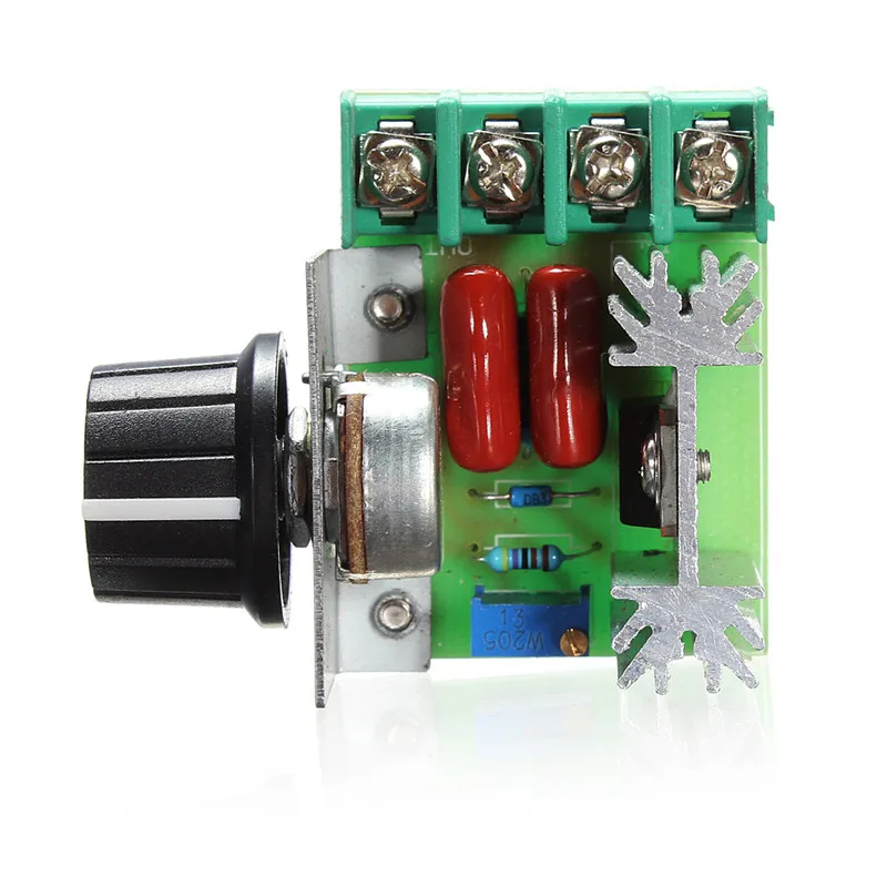 AC50-220V 25A 2000 Вт регулятор напряжения SCR Диммеры Регулятор скорости термостат для