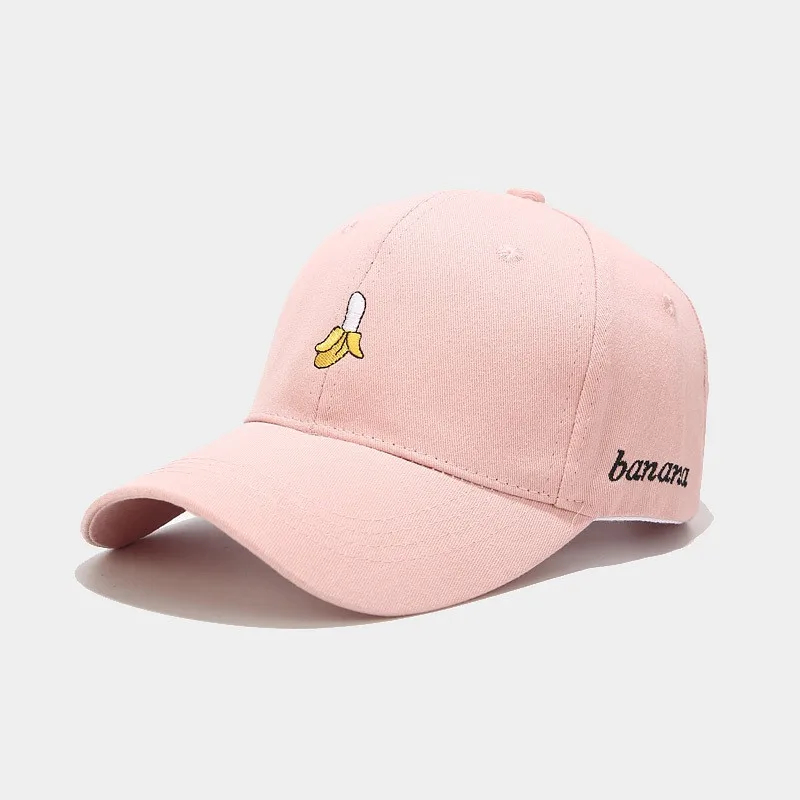 2020 новый стиль хлопок банан вышивка бейсболка Регулируемая Snapback шляпы для мужчин