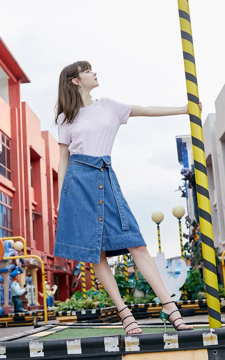 Vero Moda женская футболка с буквенным принтом и вырезом | 319201561