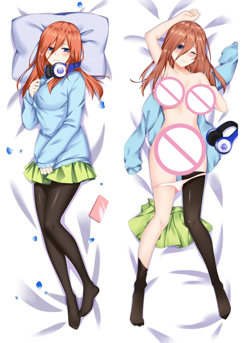 

2019-Septermber Coscase Anime The Quintessential Quintuplets Dakimakura Decorative Body Pillow case Hugging Body Pillow Cover