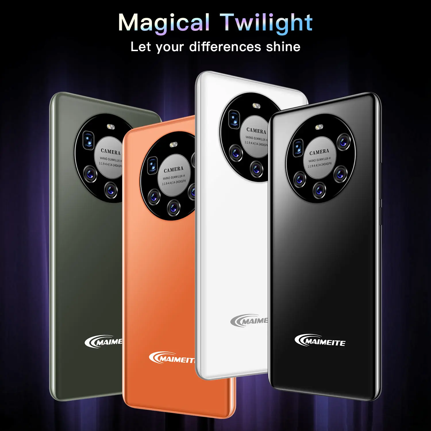 

M40 Pro 6.1 Inch 6+128gb Andriod Smart Phone Fingerprint Id Dual Sim+micro Sd Orange Color 4800mah Mobile Phones