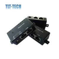 3 pieces pack security power over ethernet gigabit poe injector single port midspan for surveillance camera