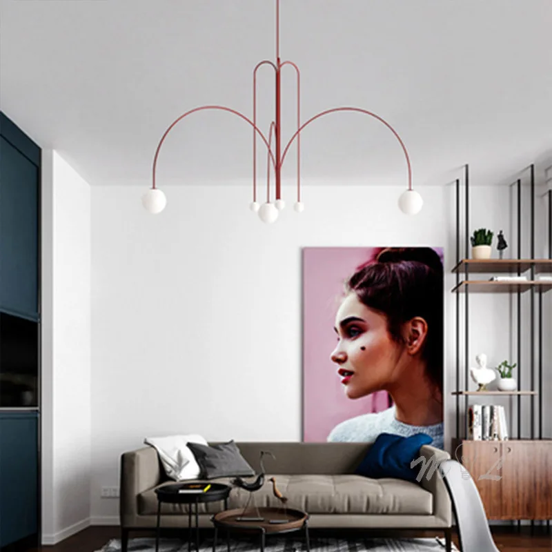 Goede Moderne Led Glazen Bal Nordic Light Hanglampen Luminaria Pendente Keuken Eetkamer Bar Hanglamp Slaapkamer Opknoping Lamp