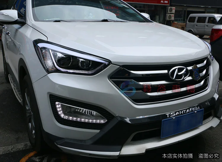 Автомобильные аксессуары головная лампа для Hyundai Santafe IX45 2013 2016 H7 головный