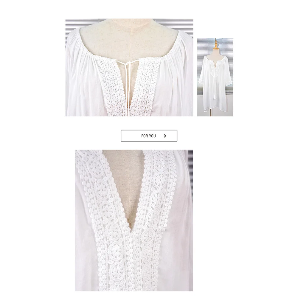 Купальник Пляжное Платье летний купальник накидка для женщин Saida De Praia длинный 2019