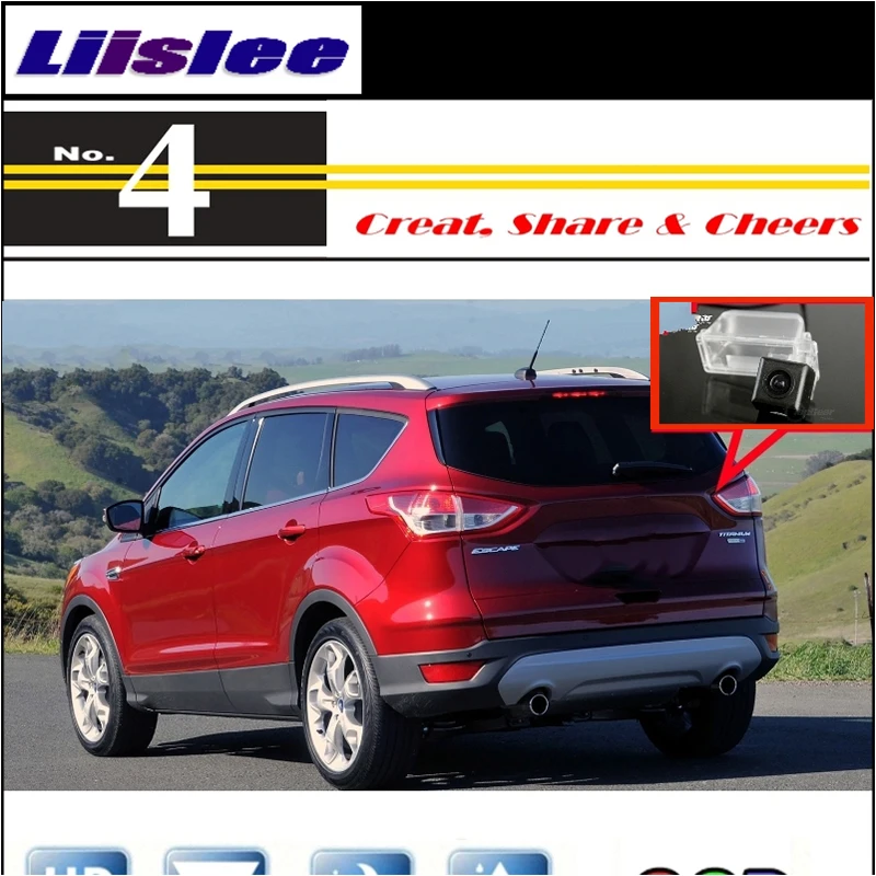 Liislee для Ford Escape 2011 ~ 2016 Автомобильная камера заднего вида Водонепроницаемая PAL или