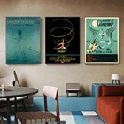 Плакат танец, фестиваль, принт, балет, винтажный постер, театральная настенная живопись, СССР, принты на холсте, скандинавские настенные картины, декор комнаты