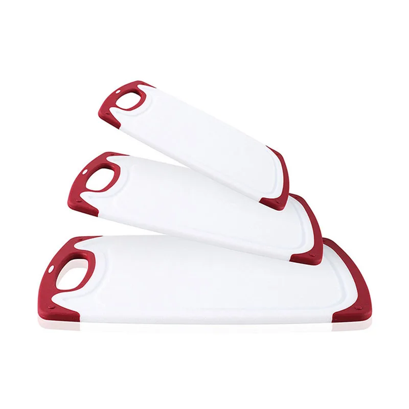 

Advanced Cutting Board Plastic White Double-sided Chopping Blocks Vegetables Boards Cooking Baking Barbecue Tools Kitchen Stuff