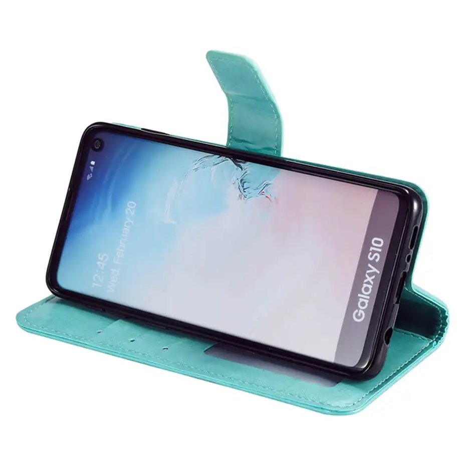 Кожаный чехол-книжка для Samsung Galaxy S10 e S8 S9 Plus A10 A20 A30 A40 A50 S A80 A70 M10 20 A6 A7 A8 2018