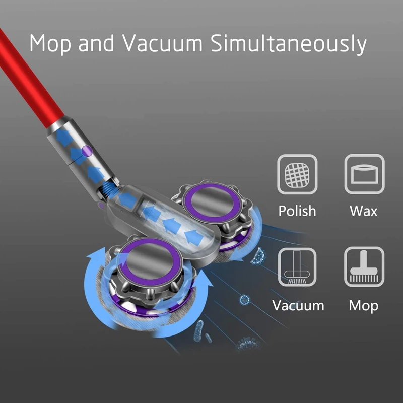 

Electric Floor Head for Dyson V7 V8 V10 V11 Vacuum Cleaner Parts Wet Dry Mopping Head with Water Tank Mop Head Mop Pads