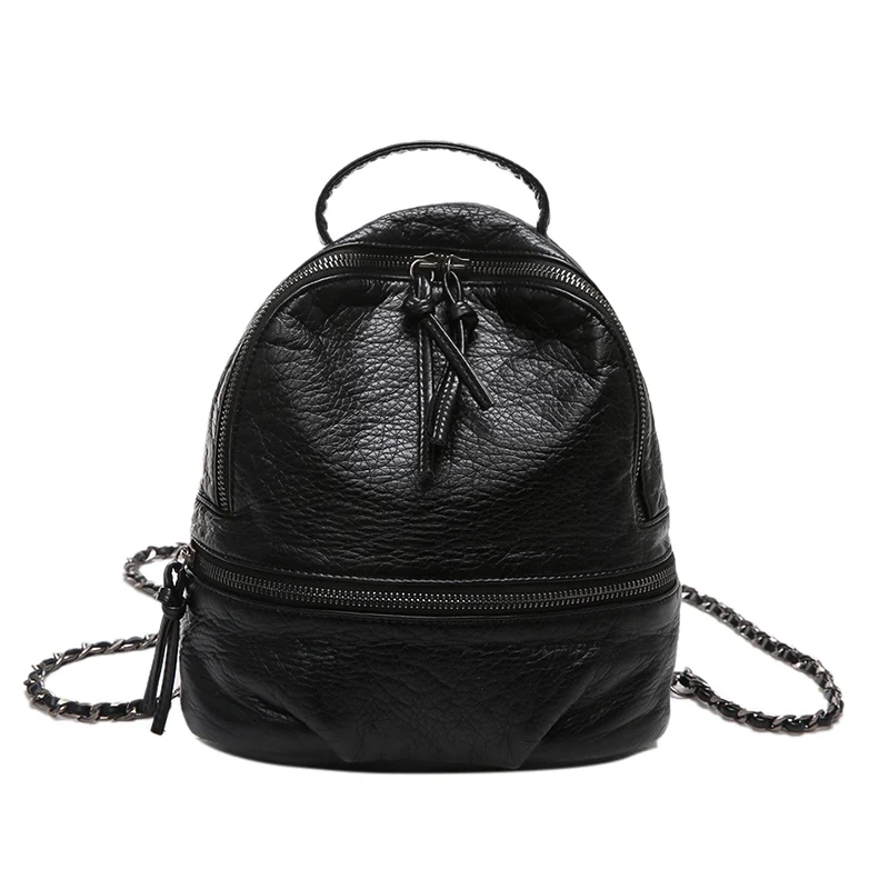 

8-Inch Backpack Waterproof Simple Chain Small Backpack Cute Small Bag