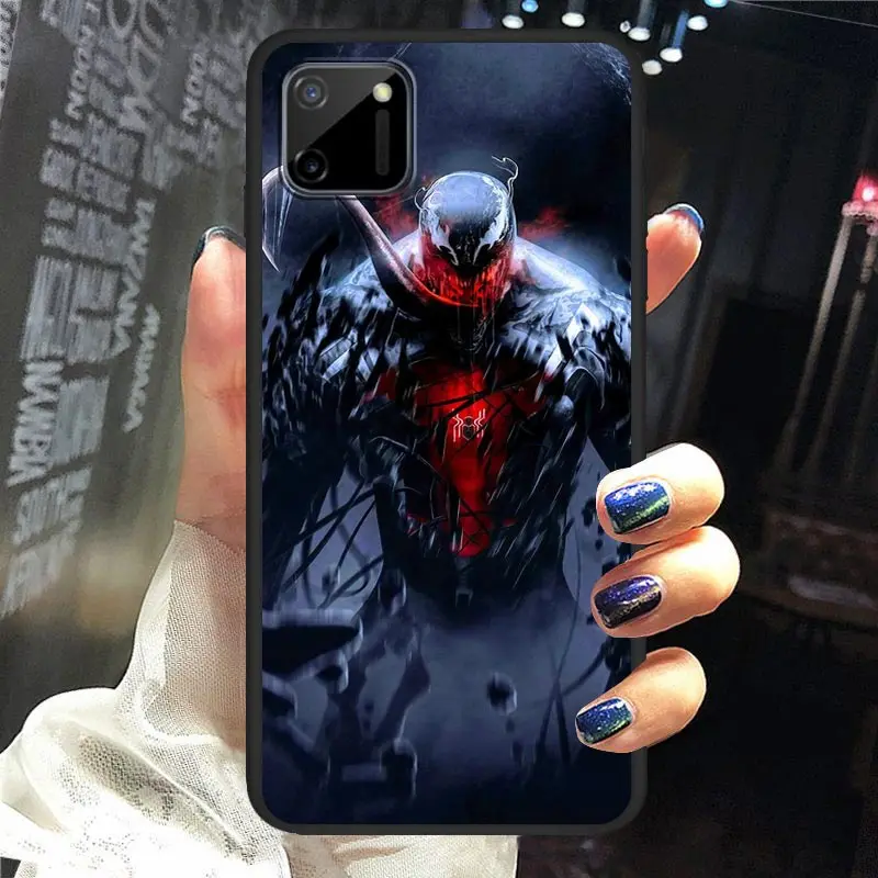 avengers venom marvel for oppo realme 5 5s 5i 6 6s 6i 7 7i 8 8i narzo 10 20 30 q3 q3i pro 5g global black phone case free global shipping