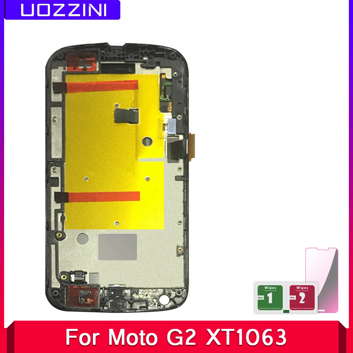ЖК дисплей для Motorola Moto G2 XT1063 XT1064 XT1068 сенсорный экран с дигитайзером в сборе рамка 2