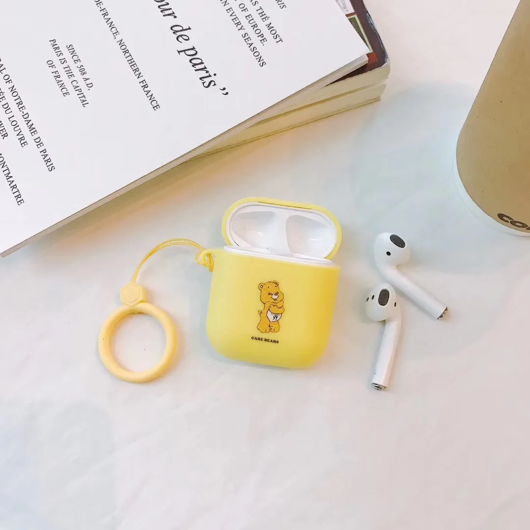 Силиконовые наушники INS Rainbow Чехол для Apple AirPods, беспроводные Bluetooth наушники для зарядки, чехол для Airpods
