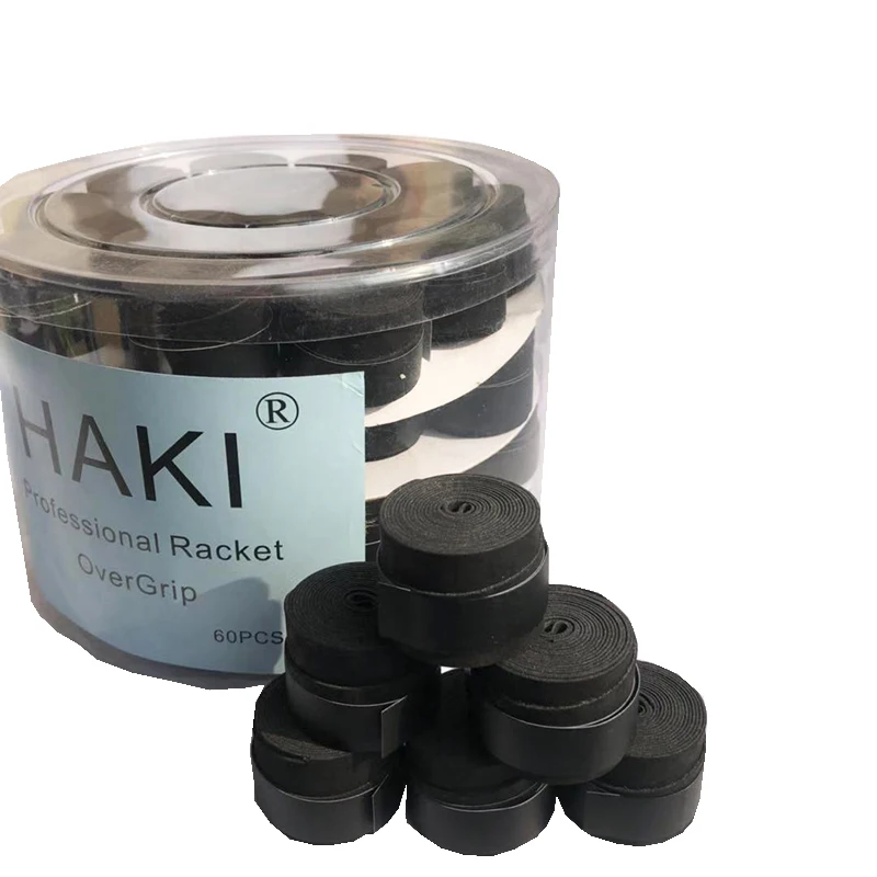 60 шт хаки черный цвет Теннис овергрип теннис Sweatband сухой чувствовать бадминтон