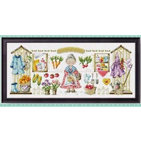 g117 stich cross stitch kits craft packages cotton fabric floss counted new designs needlework embroidery cross stitching