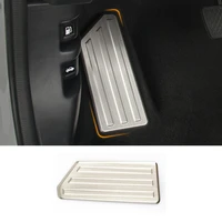 stainless steel foot rest pedal car sticker cover trim car styling footboard pedal for honda cr v crv 2017 2018 accessories 1pcs