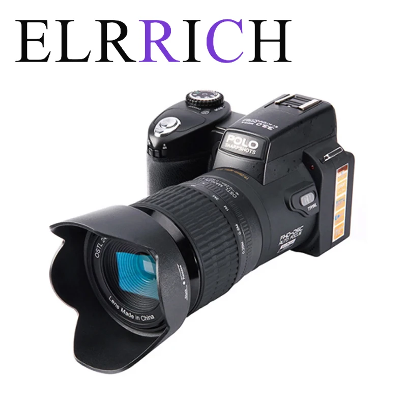 Цифровая камера ELRRICH 2021 HD POLO D7100 33 млн пикселей автофокус Профессиональная