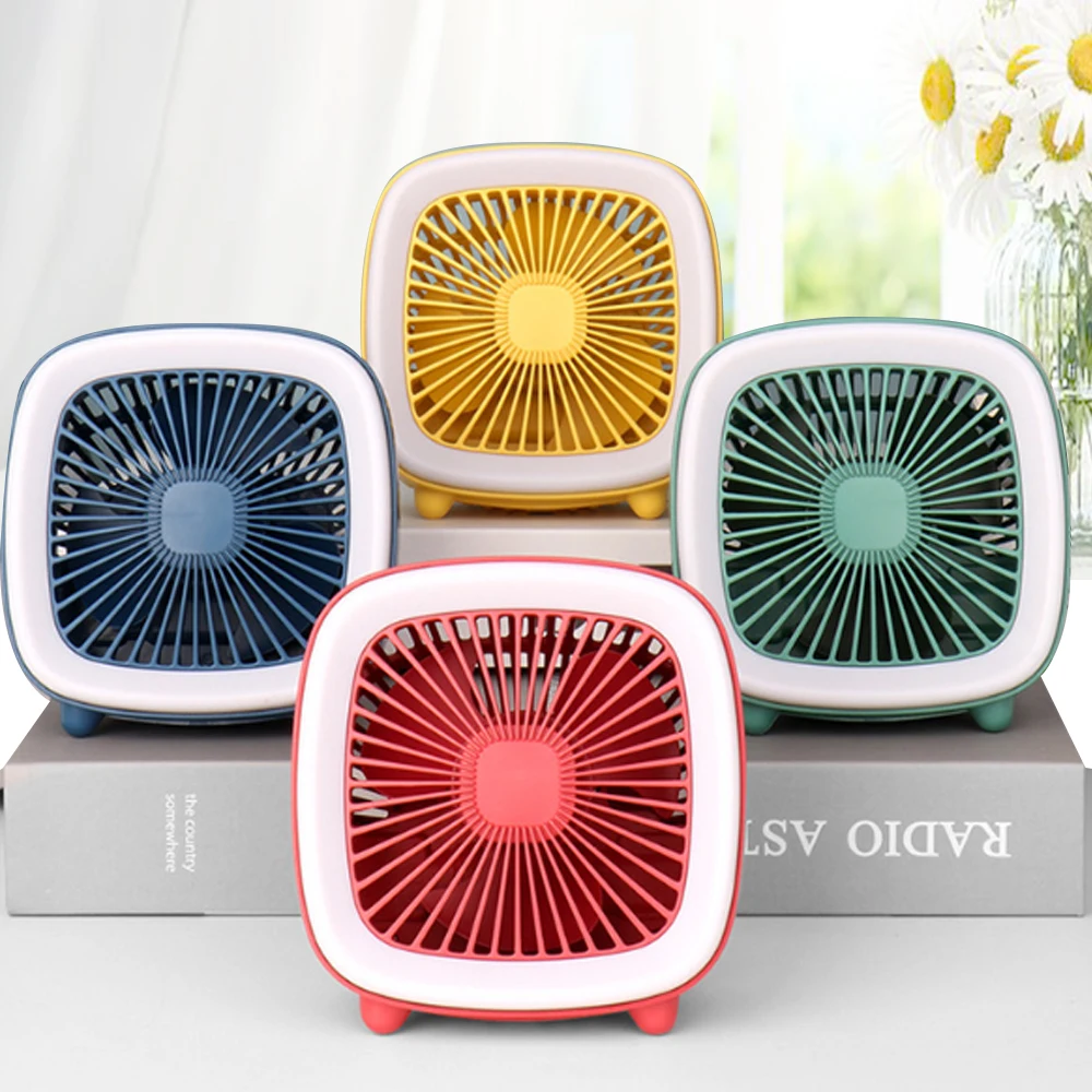 Летний кулер портативный вентилятор ручной USB перезаряжаемый Мини Складной для