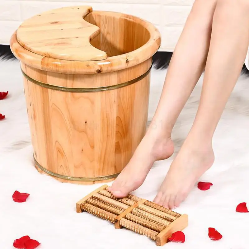Деревянная ванна для ног над икры домашняя раковина из пенопласта массива дерева