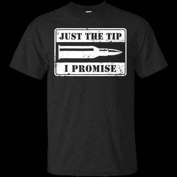 

Just The Tip I Promise G200 Black Cotton T-Shirt