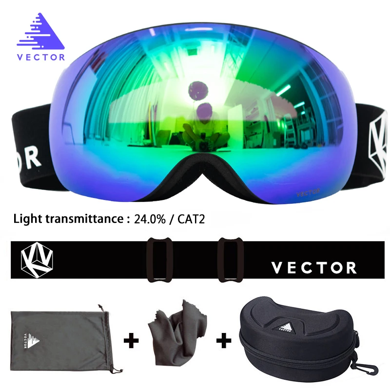 Color 10 OTG характерный принт ремень лыжные очки зимние очки мужские Skibrille Анти-туман сноуборд лыжи женские солнцезащитные очки, для занятий спортом на открытом воздухе - Цвет: Color 10