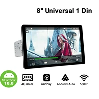 android 10 0 one din 8 inch ips 1280800 4gb64gb support 4g wifi gps navigation with carplay android auto stereo video player