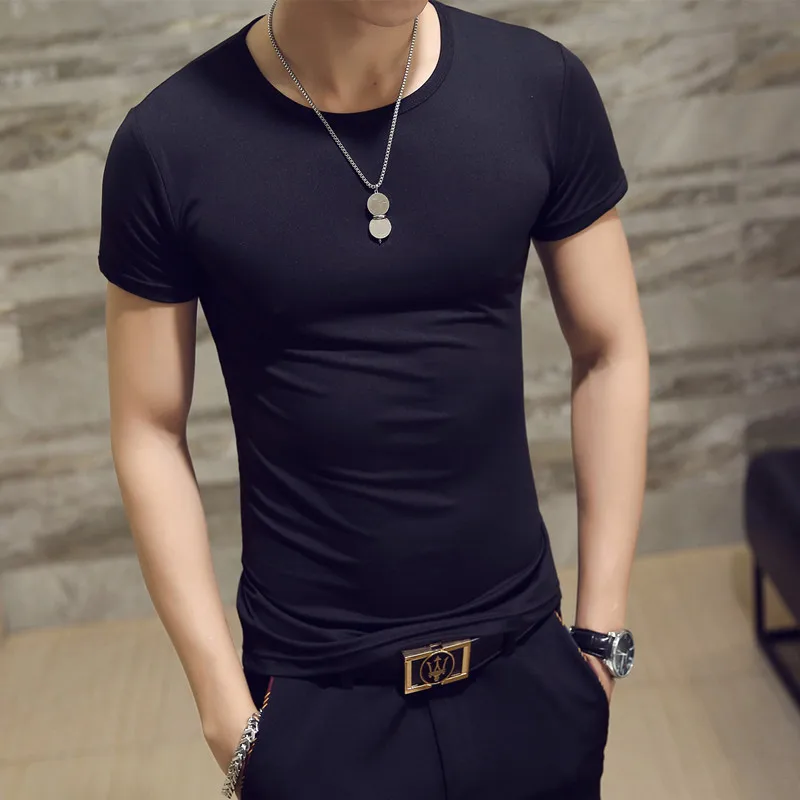 

2021 Brand Clothing Men T Shirt Fitness T-shirts Mens O/V neck Man T-shirt For Male Tshirts M-5XL kawaii clothing men clothing