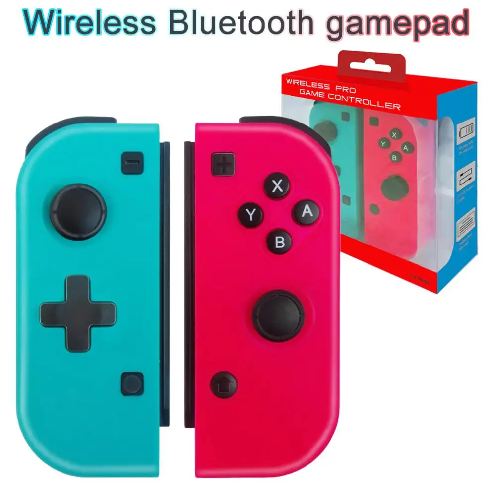 Левый и правый контроллер беспроводной игровой ручки со встроенным гироскопом +