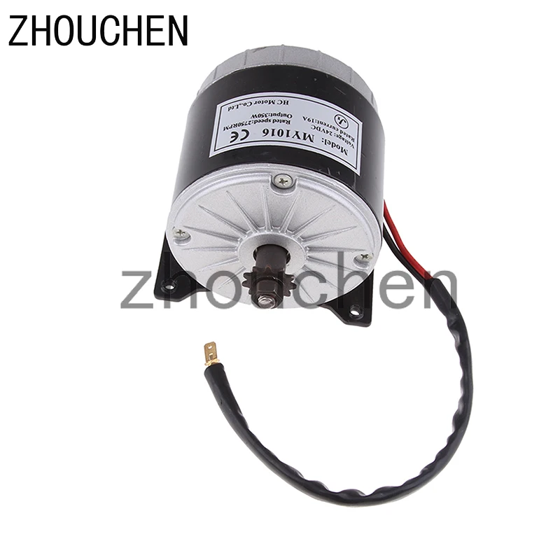 Высокоскоростной магнитный щетчатый электродвигатель из черного металла 24 В 2750