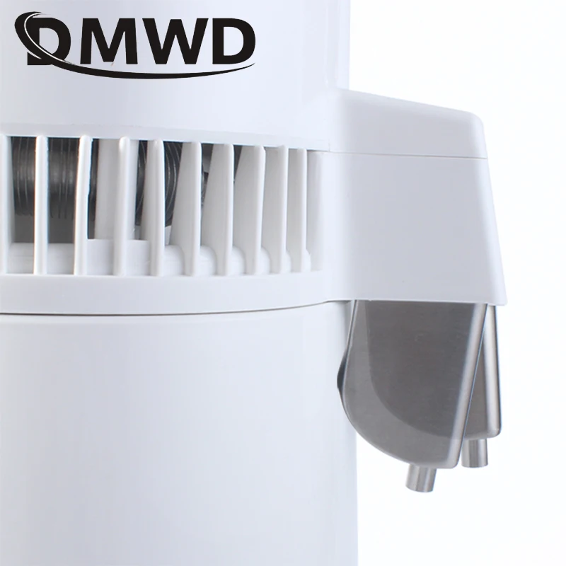 DMWD Pure Water Distiller 304 Stainless Steel Distilled Water Machine Dispenser Filter 4L Dental Distillation Purifier 110V 220V images - 6