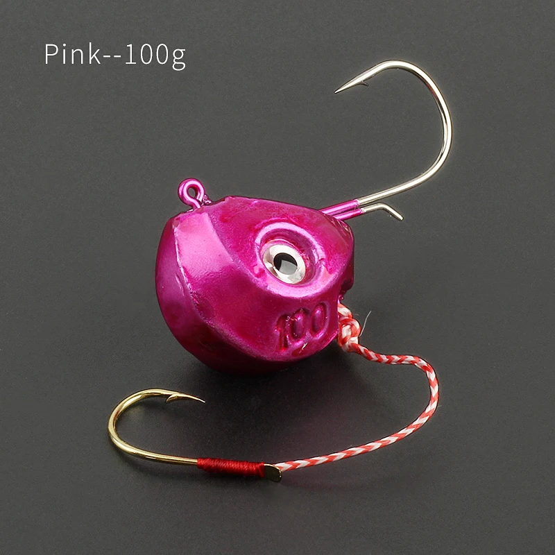 Рыболовные свинцовые крючки джиг приманки со свинцовой головкой и одним крючком