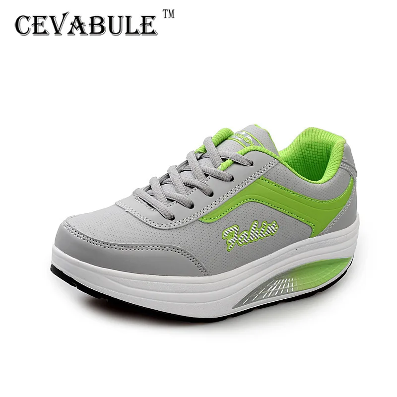 CAVABULE 2020 волнистая женская обувь качалка кожаная Водонепроницаемая платформа