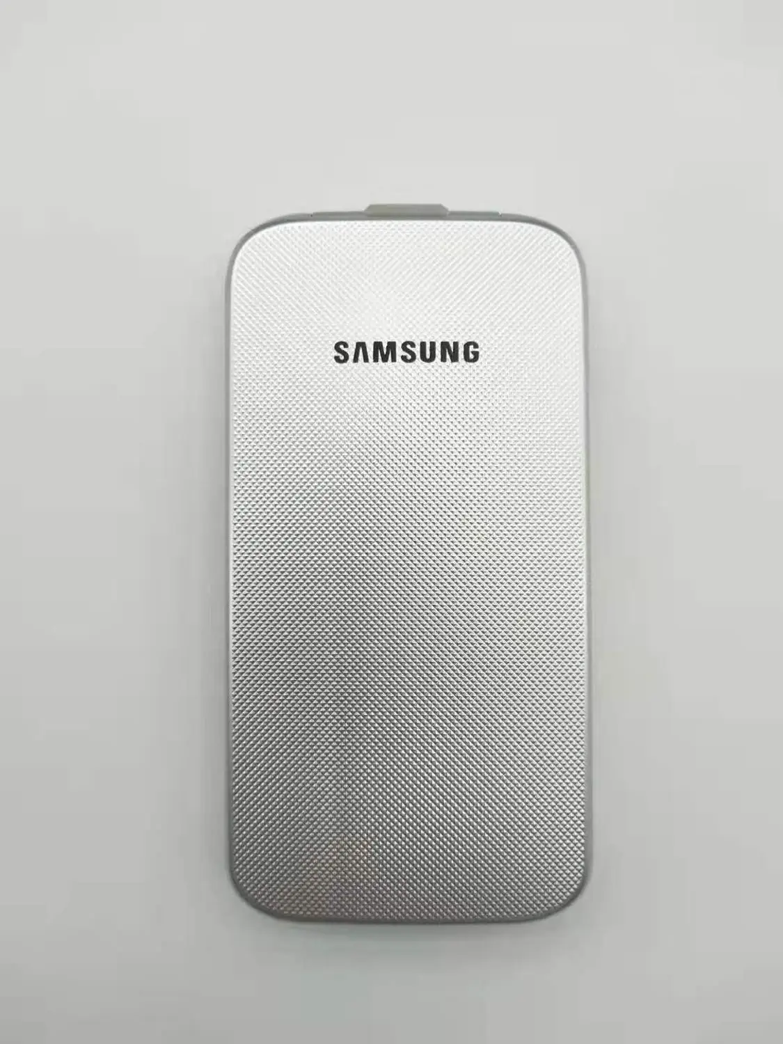 Серебристый Разблокированный мобильный телефон SAMSUNG C3520 английская русская клавиатура и один год гарантии - Цвет: Серебристый