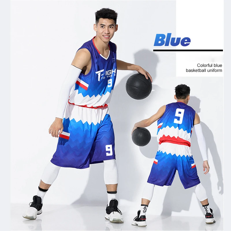 

New Profession Basketball Match Jersey Set Play Streetball Game DIY Uniform Sportwear Group Team Waistcoat Color Clothes