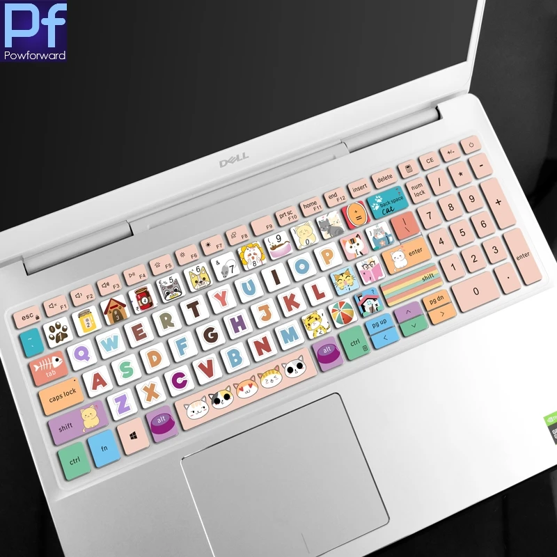 15 6 дюйма силиконовая ноутбук Защитная пленка для ноутбука Dell Inspiron 5584 5586