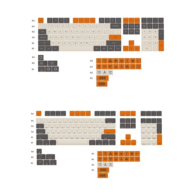 Карбоновый ЦВЕТ 104 + 21 клавиша лазерная резьба OEM профиль PBT для filco Cherry G80-3800 3850 3000