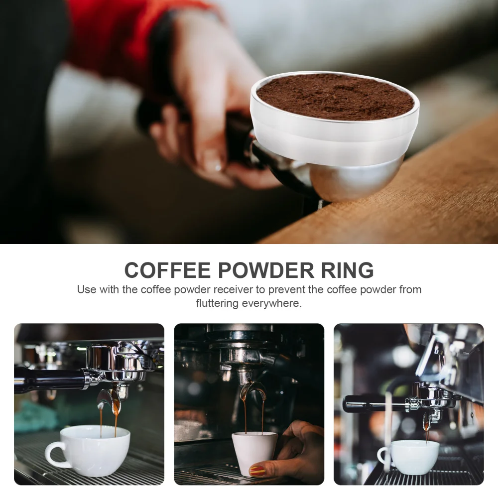 

1pc Coffee Dosing Ring Household Coffee Powder Ring Coffee Making Tool