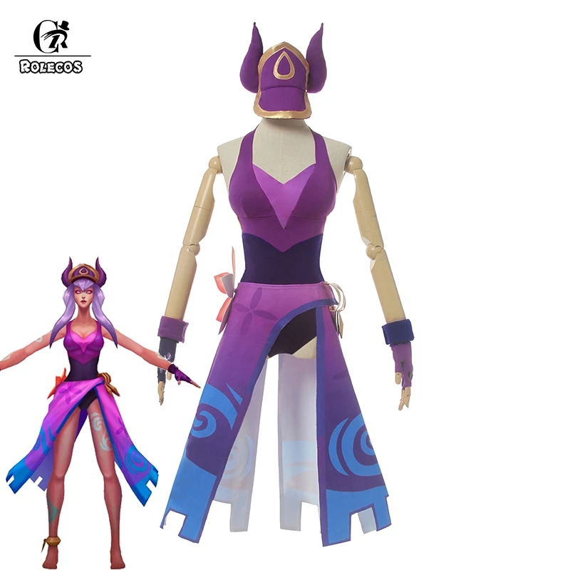 ROLECOS игры Лига Легенд синдра Косплэй костюм бассейн вечерние сексуальное нижнее белье Для женщин костюмы