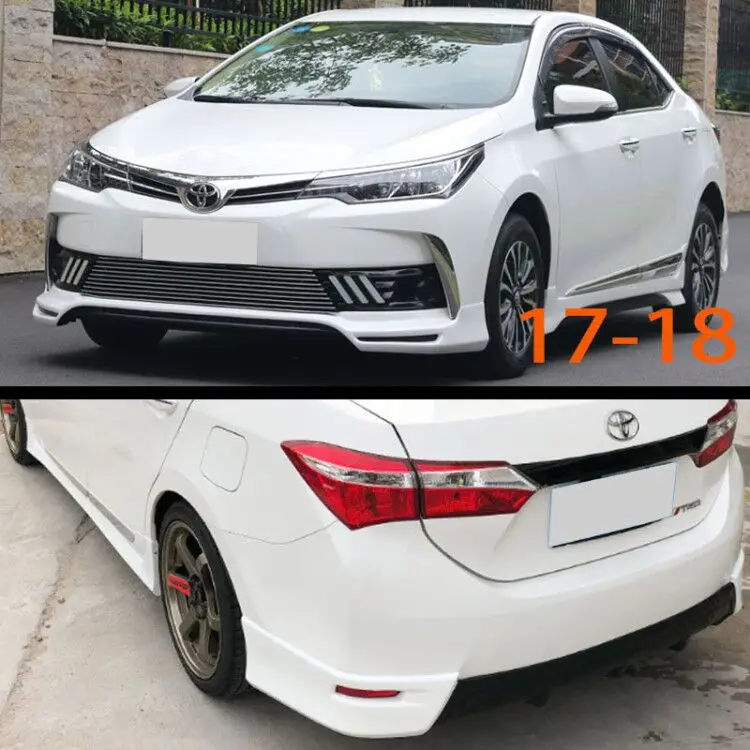 9 шт./компл. 2014 2015 2016 Corolla PP пластик неокрашенный матовый черный маленький корпус