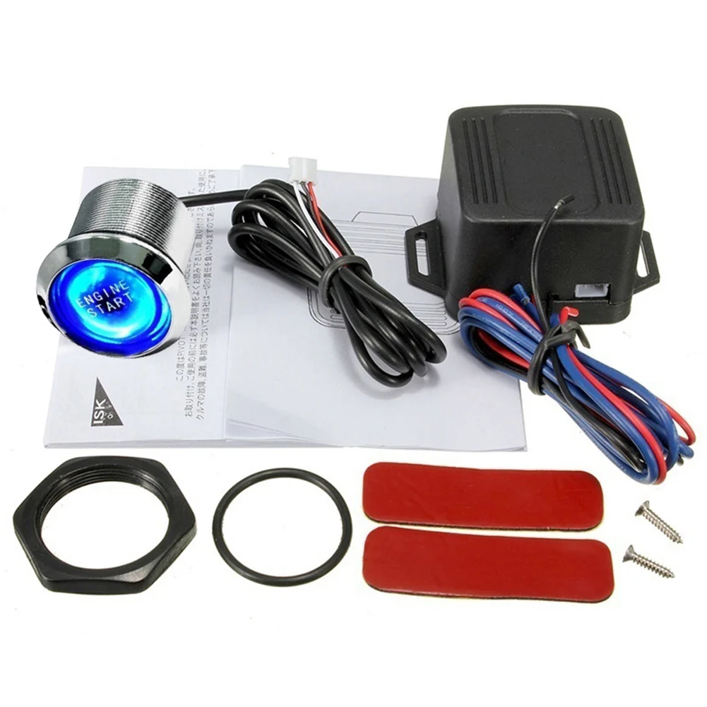 2019 новая стильная Автомобильная кнопка запуска двигателя RFID замок Система