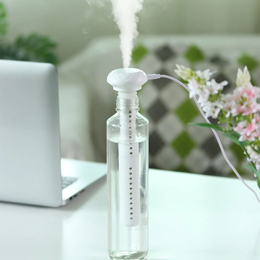 Съемный USB увлажнитель воздуха бутылка арома-диффузор портативный распылитель тумана для домашнего офиса увлажнения - изображение