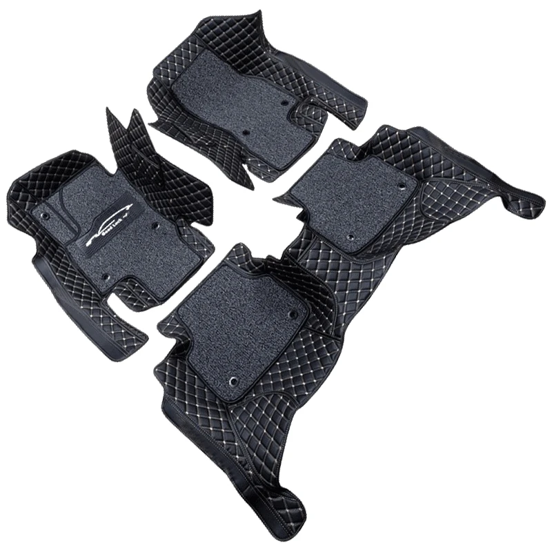 

For Mitsubishi Eclipse Cross 2018 2019 Car-styling 3d Car Mats Luxury-surround Leather Floor Car Covers