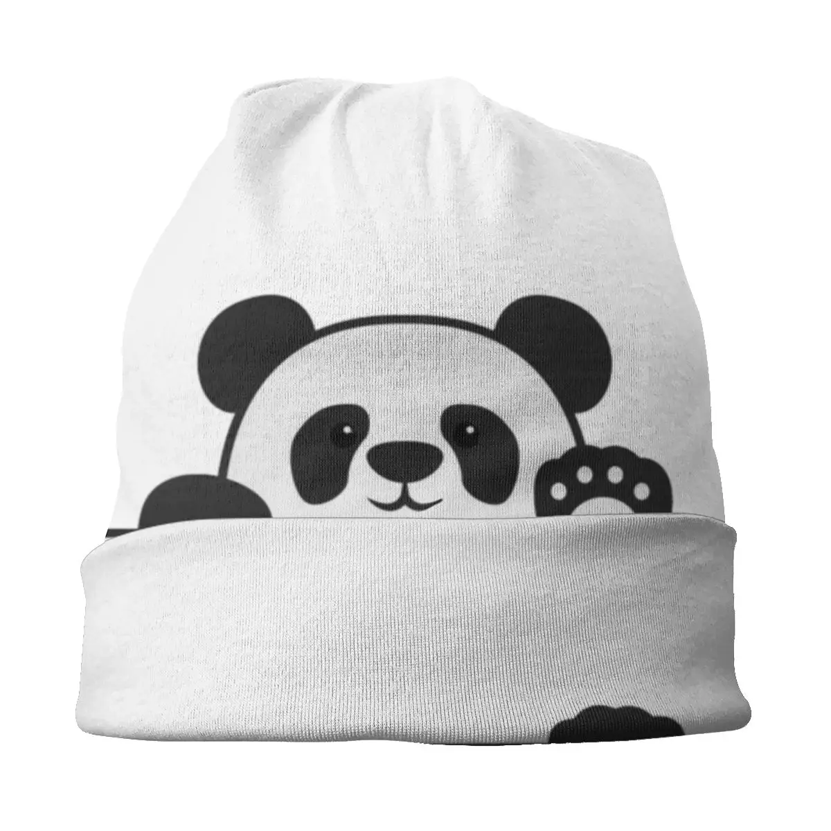 Шапка в стиле панды Шапка-бини хип-хоп для улицы шапки милые вязаные диких