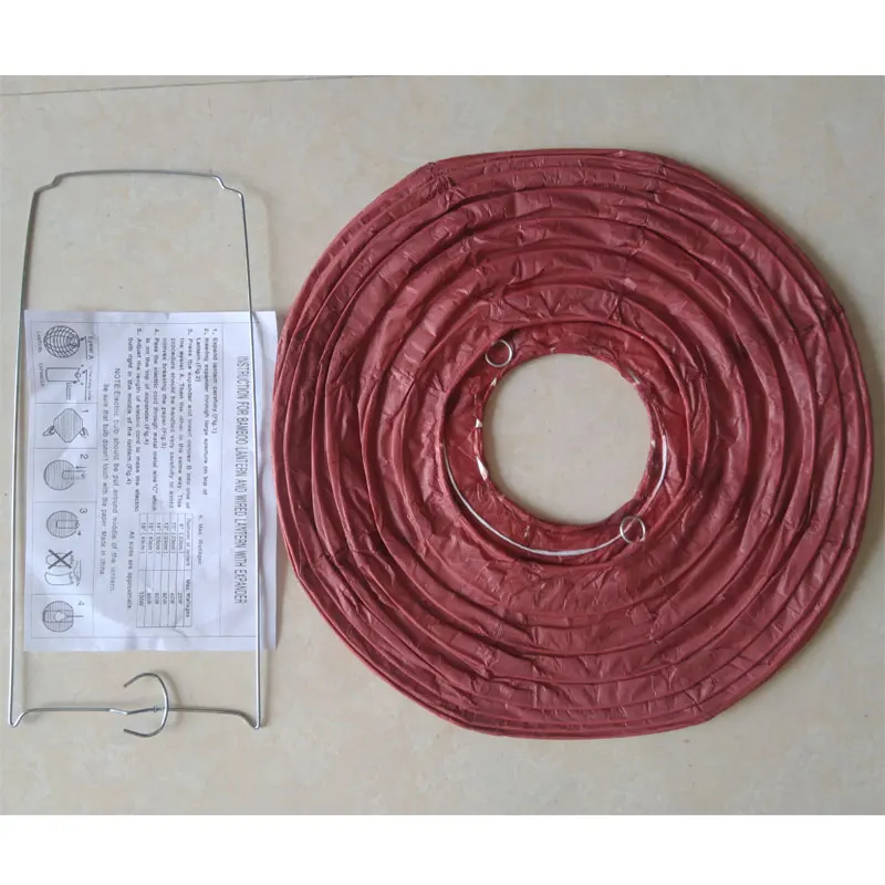 20 шт./компл. темно красный китайский бумажный шар фонарик 6 &quot8&quot 10 &quot12&quot Винный