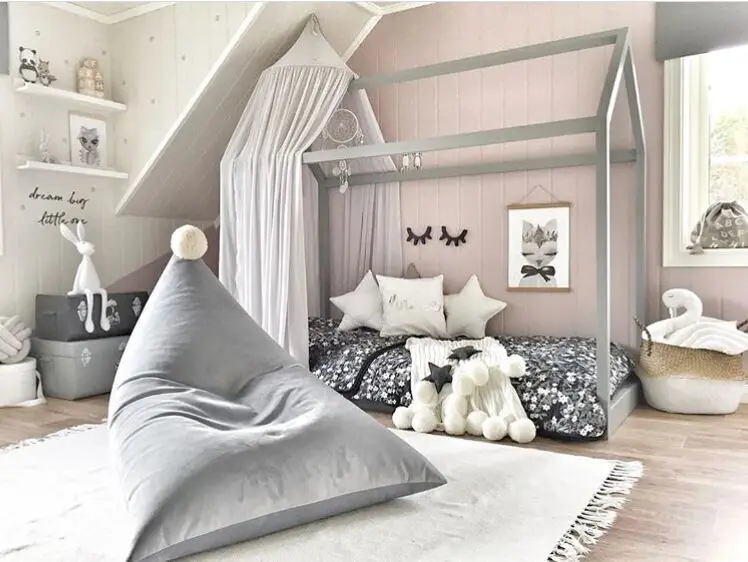 

Children lazy sofa cute living room balcony tatami bay cushion bedroom single sofa removable and washable kids bean bag Chair