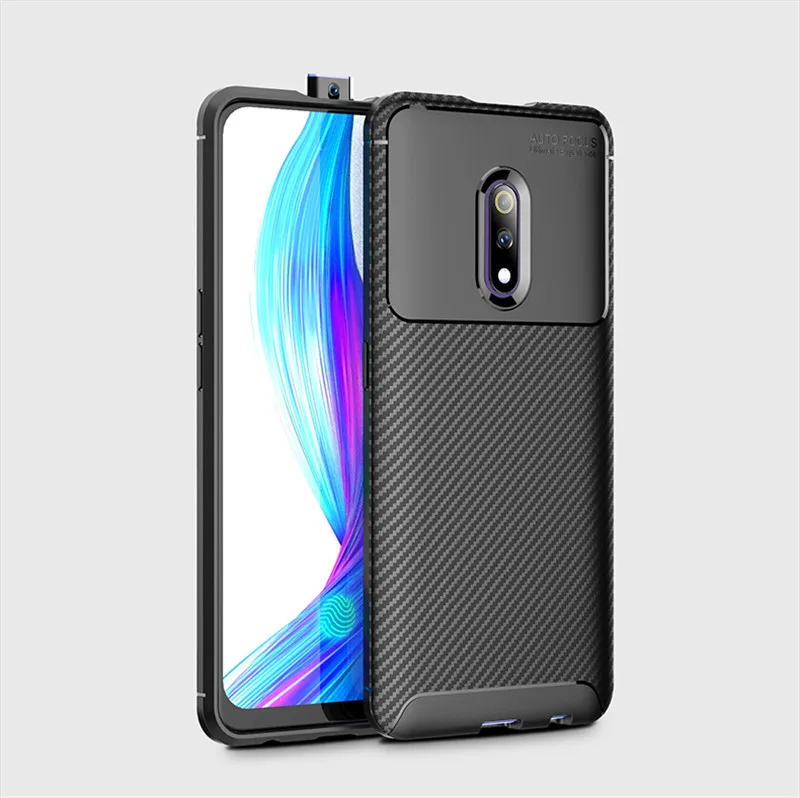 Чехол для Realme X силиконовый чехол OPPO Мягкий противоударный задняя крышка